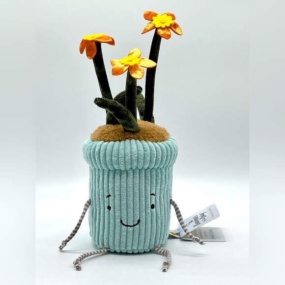 NWT Bunnies By the Bay Window Sill Ulip (Pink) and Window Silly Daffodil (Blue) - Picture 6 of 8